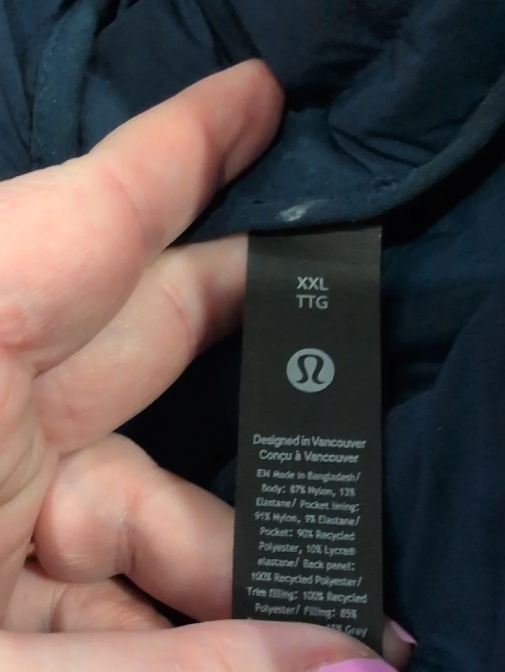 NWOT Lululemon Navigation Down Hoodie Classic Navy - Picture 15 of 15